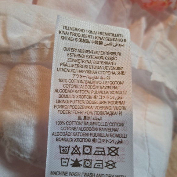 Mini Boden girls size 3-4 years, Floral print adjustable strap, lined, EUC - Picture 8 of 10